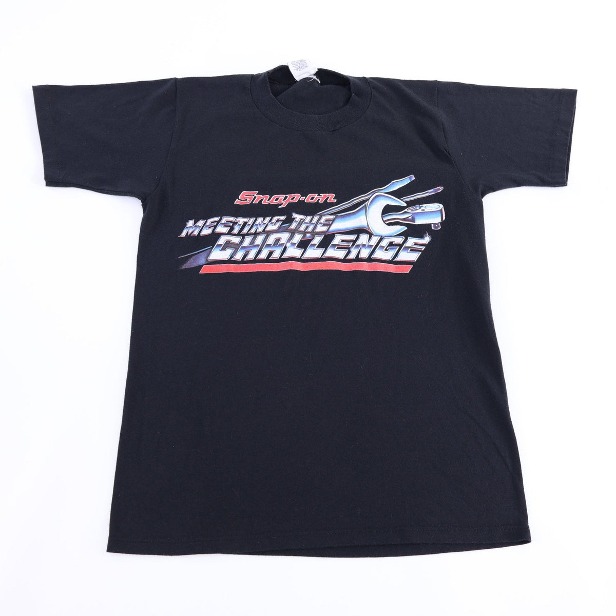 80's Snap-On Meeting The Challenge T-shirt product image 1