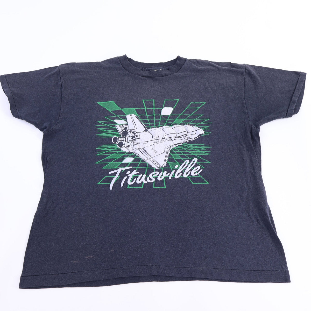 80's Titusville Spaceship Graphic T-shirt product image 1