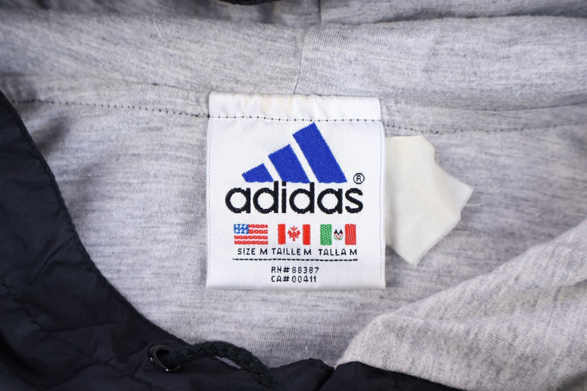 90's Adidas Embroidered Logo Black Pullover Windbreaker product image 3