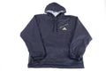 90's Adidas Embroidered Logo Black Pullover Windbreaker product image 1