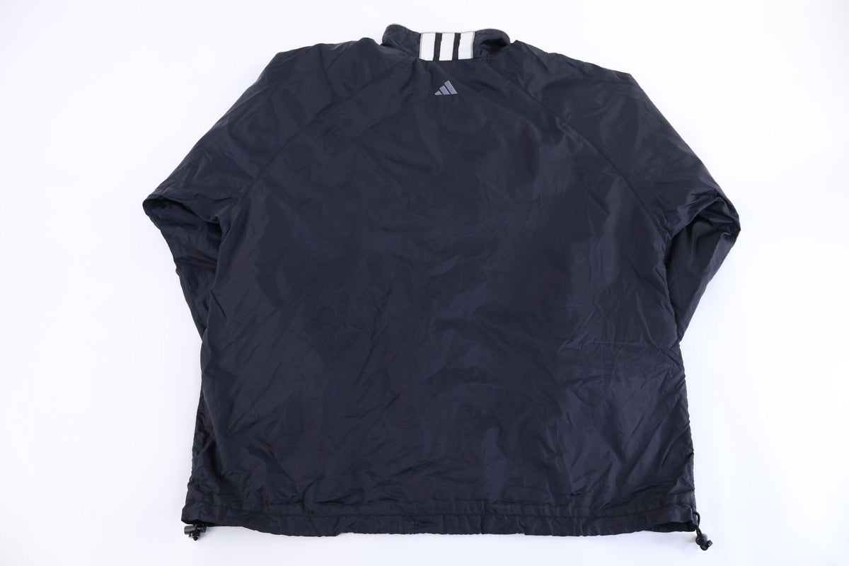 90's Adidas Embroidered Logo Black & White Jacket product image 2
