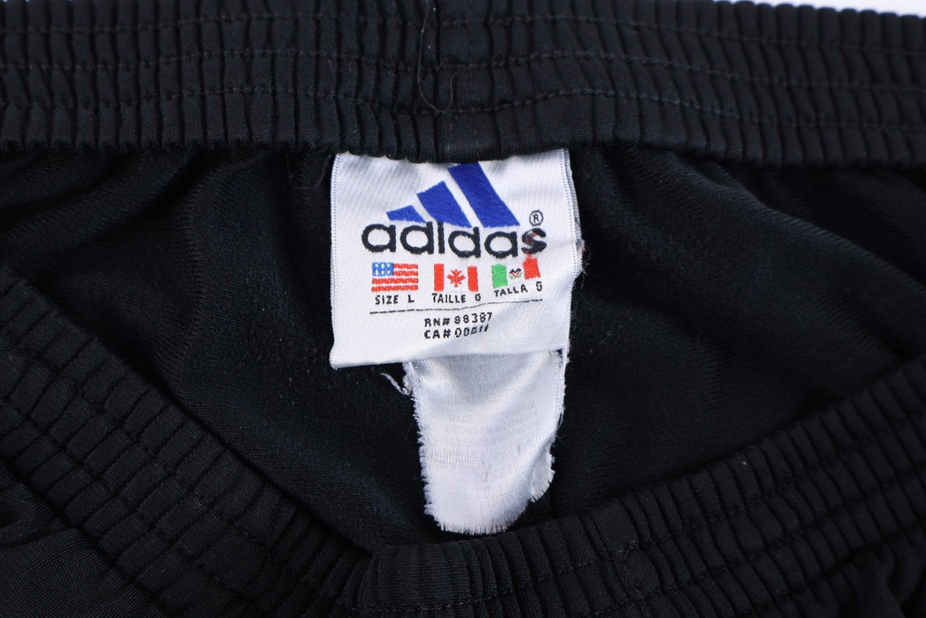 90's Adidas Embroidered Logo Black & White Pants product image 4