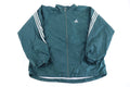 90's Adidas Embroidered Logo Green Full Zip Jacket product image 1