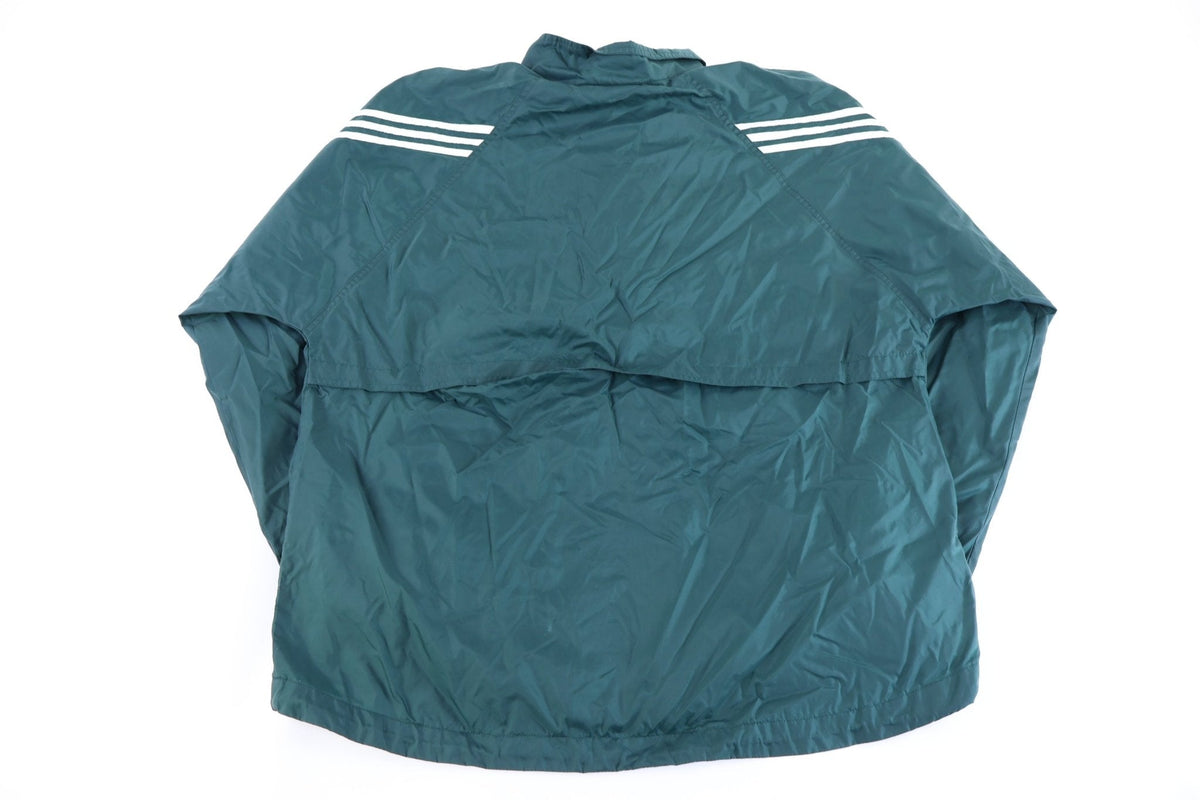 90's Adidas Embroidered Logo Green Full Zip Jacket product image 2
