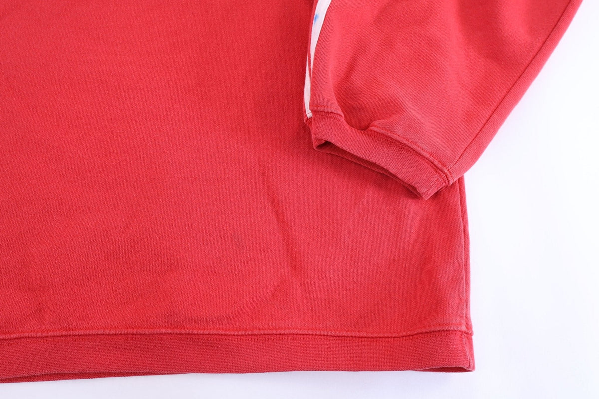 90's Adidas Embroidered Logo Red Pullover Hoodie product image 3