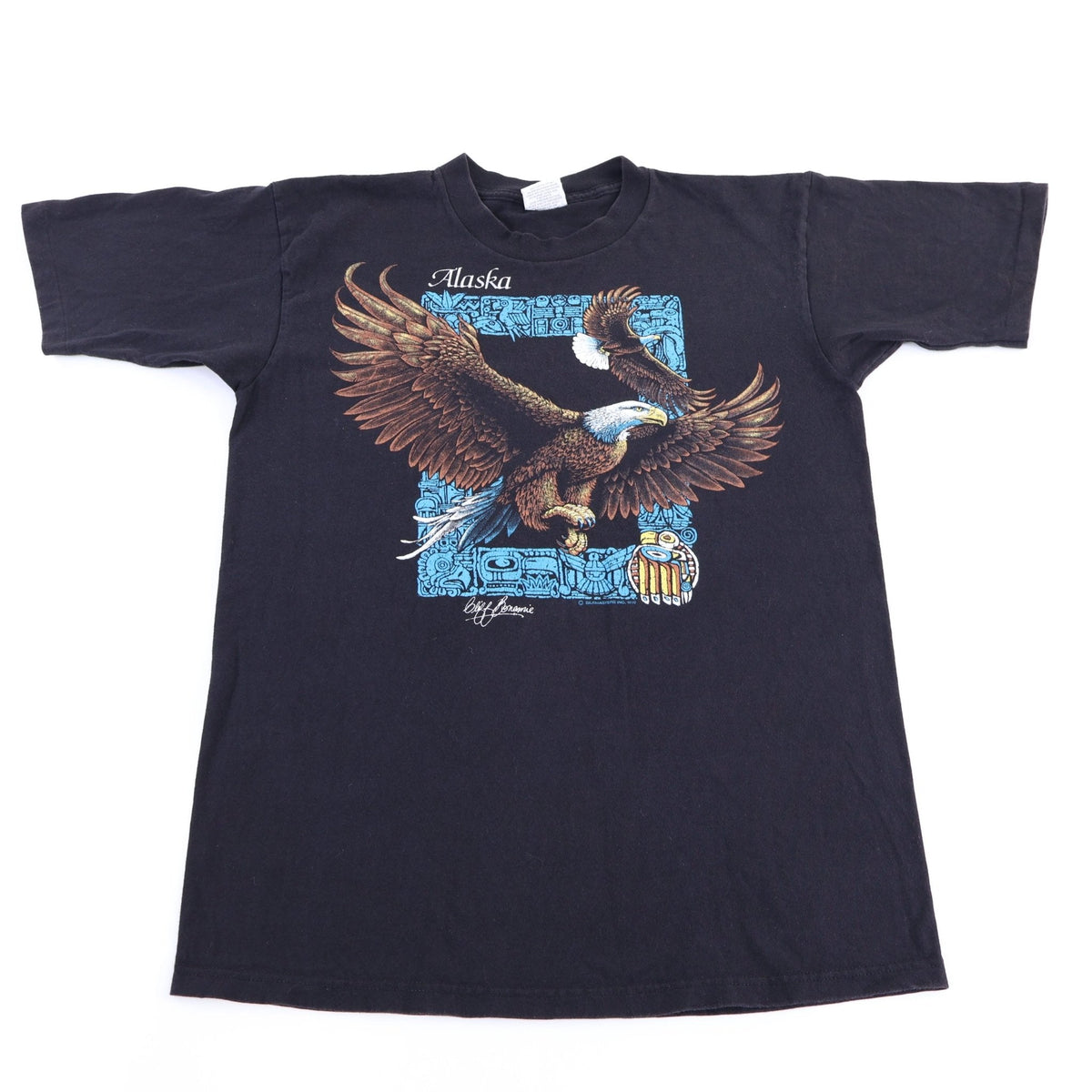 90's Alaska Eagles Soaring Graphic T-shirt product image 1