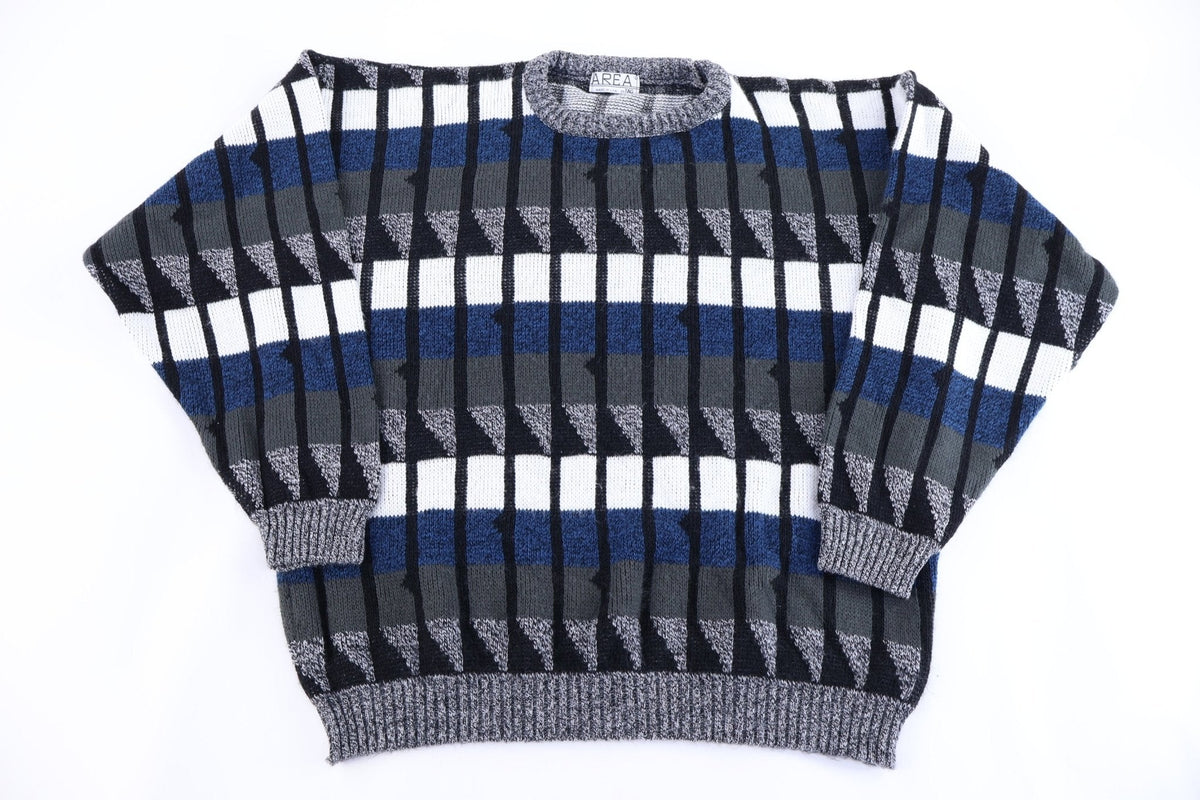 90's Area Multicolor Knit Sweater