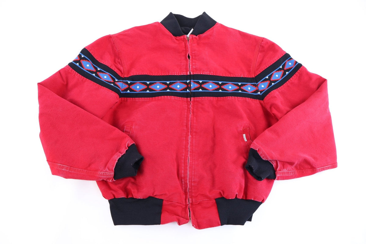 90's Carhartt Aztec Pattern Full Zip Jacket product image 1