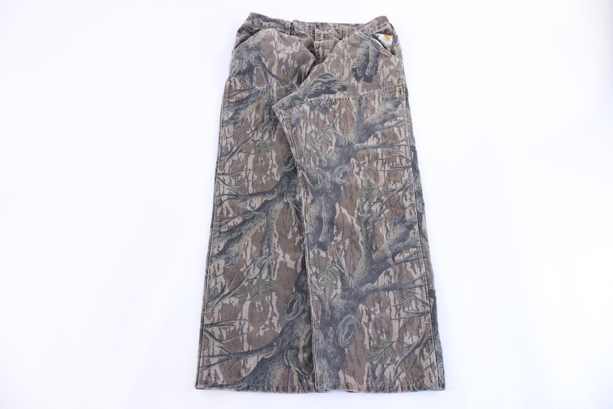 90’s Carhartt Logo Patch Camo Pants product image 1