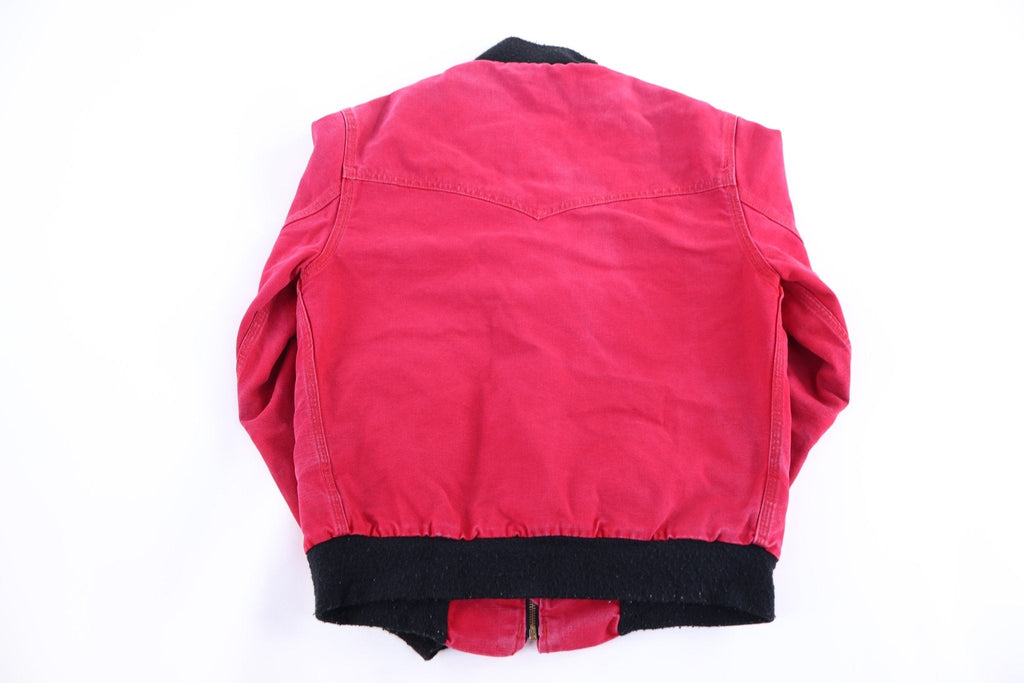 90's Carhartt Logo Patch Red Full Zip Santa Fe Jacket product image 2