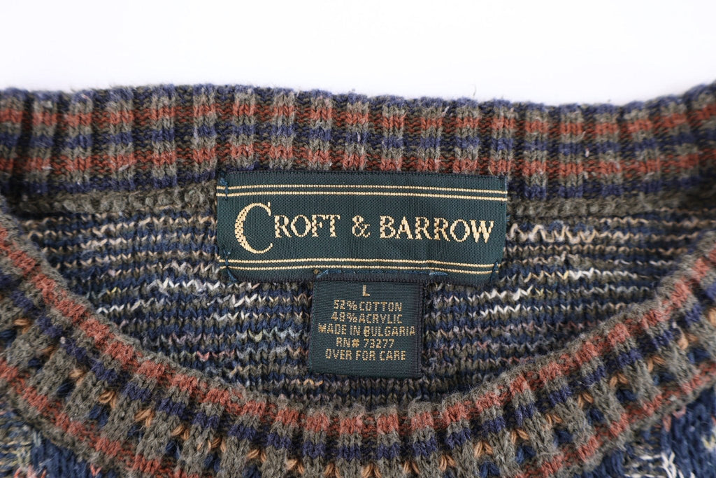 90's Croft & Barrow Multicolor Knit Sweater