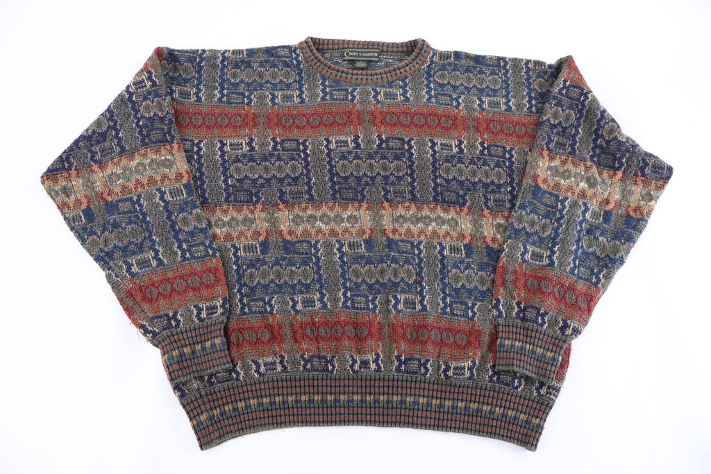 90's Croft & Barrow Multicolor Knit Sweater