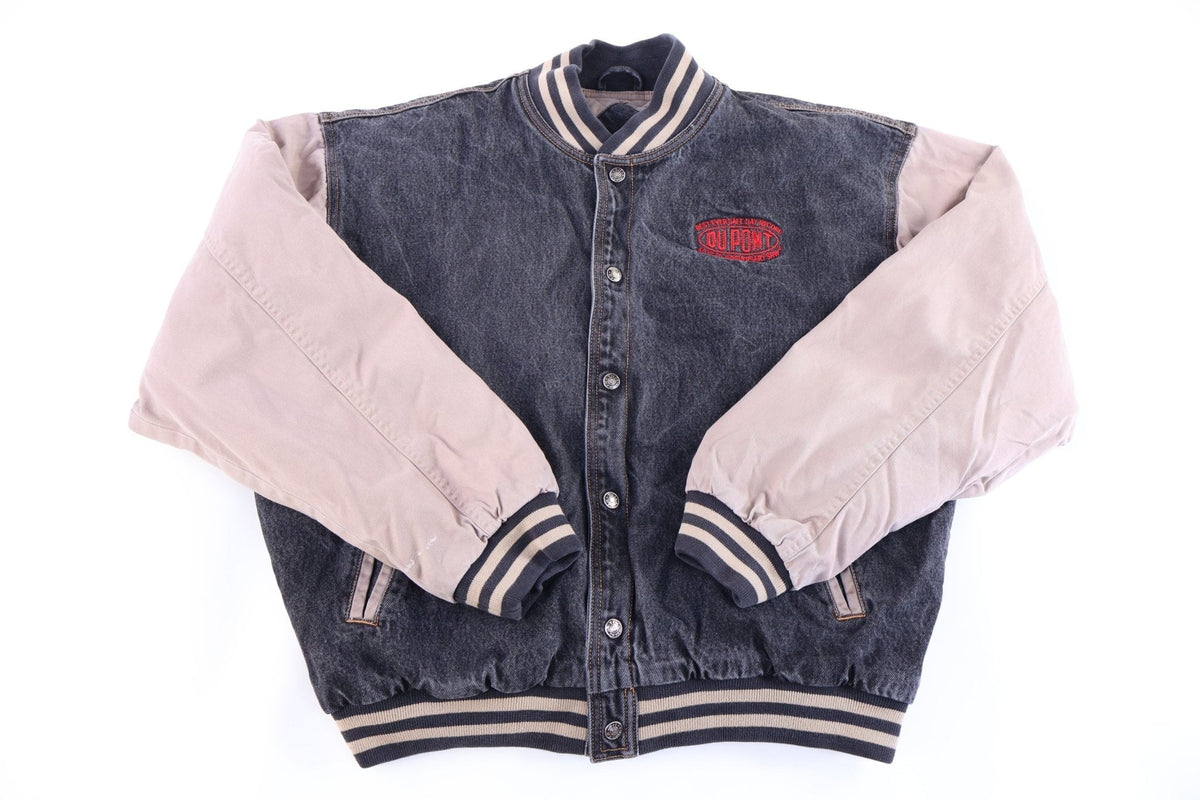 90's Dupont Multicolor Full Snap Bomber Jacket product image 1