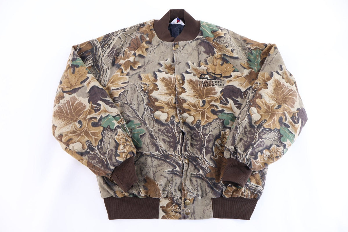 90's Genuine Chevrolet Advantage Camo Bomber Jacket product image 1