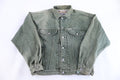 90's GUESS USA Green Denim Jacket product image 1