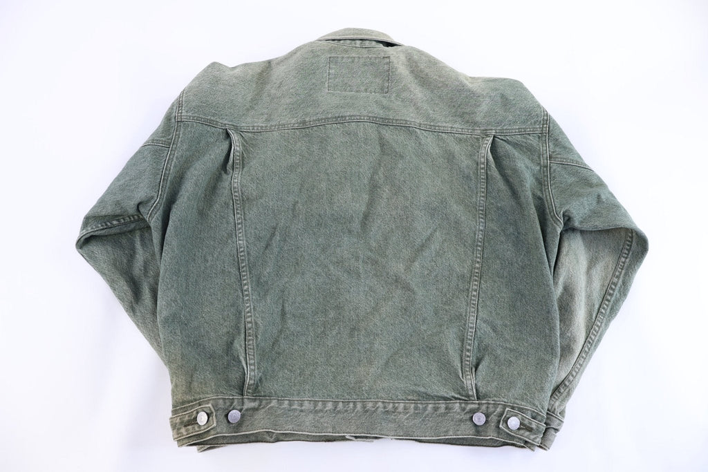 90's GUESS USA Green Denim Jacket product image 2