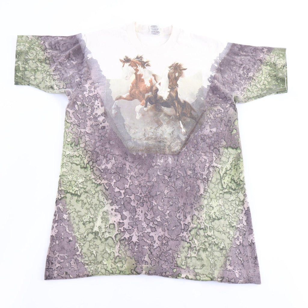 90's Horse Stampede Tie Dye T-shirt product image 1