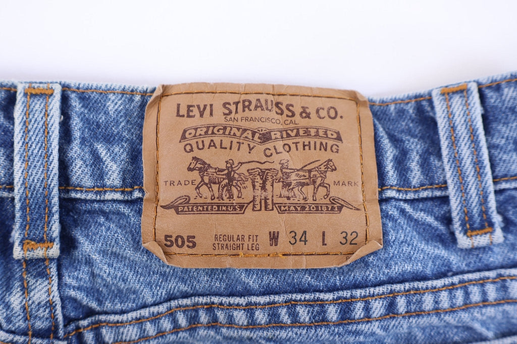 90's Levi's 505 Medium Wash Denim Jeans product image 3