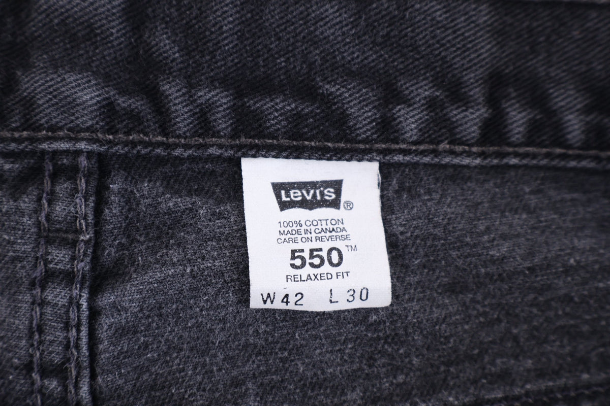 90's Levi's 550 Black Denim Jeans product image 4