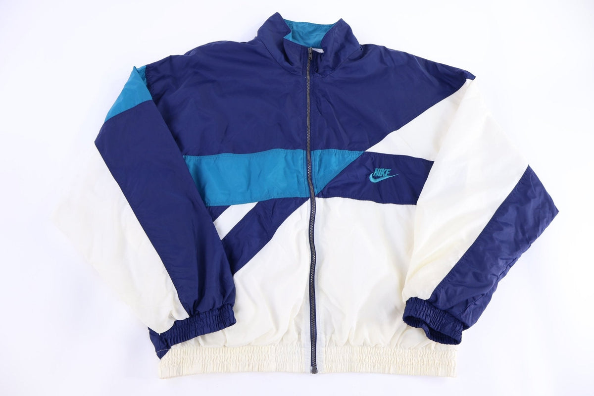 90's Nike Embroidered Logo Multicolor Full Zip Jacket product image 1