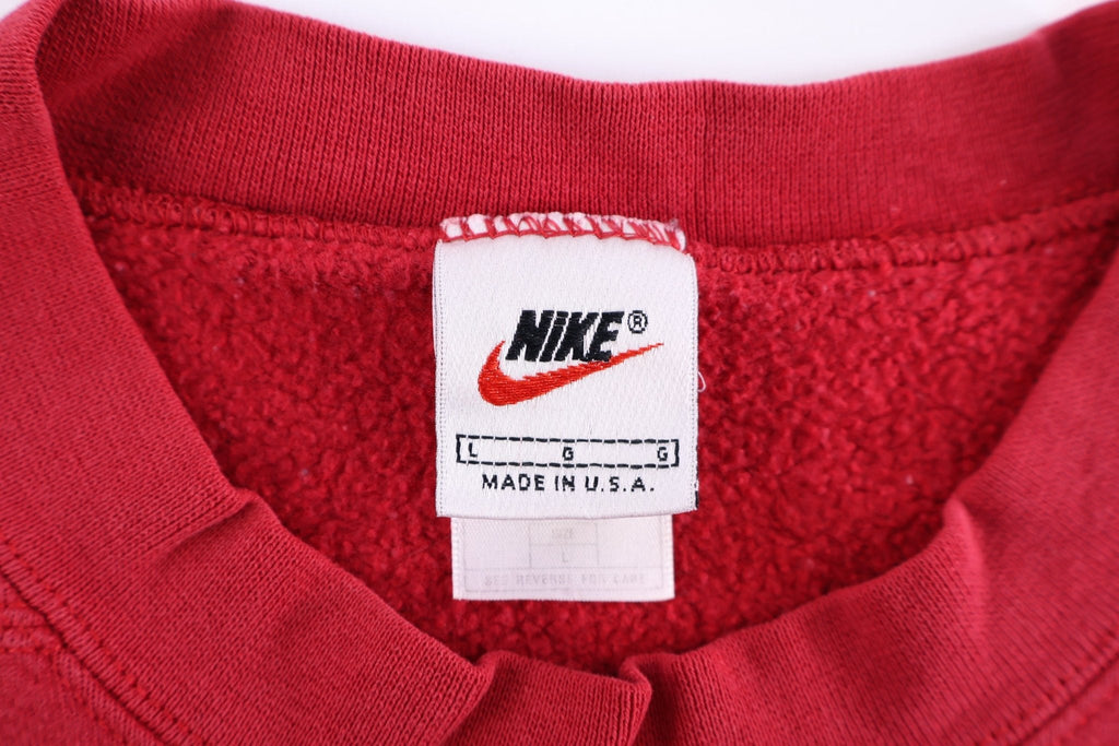 90's Nike Embroidered Logo Red Sweatshirt product image 3