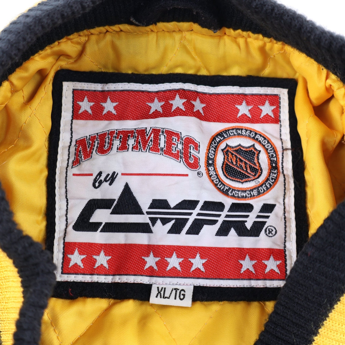 90's Nutmeg Pittsburgh Penguins Football Bomber Jacket product image 3