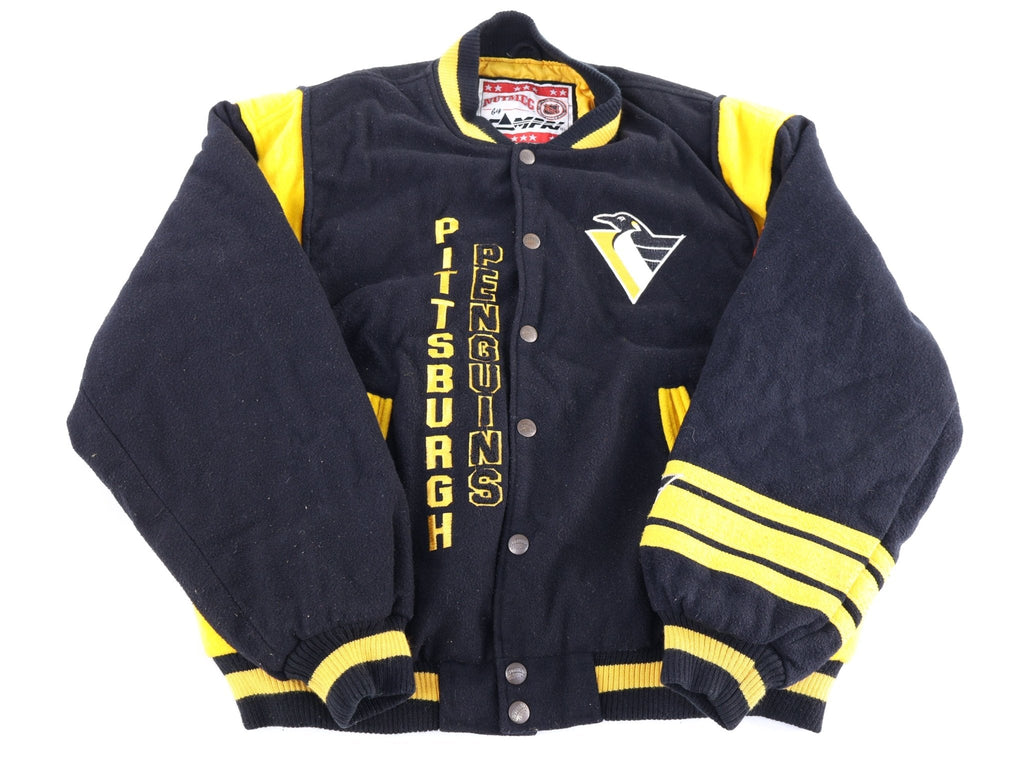 90's Nutmeg Pittsburgh Penguins Football Bomber Jacket product image 1