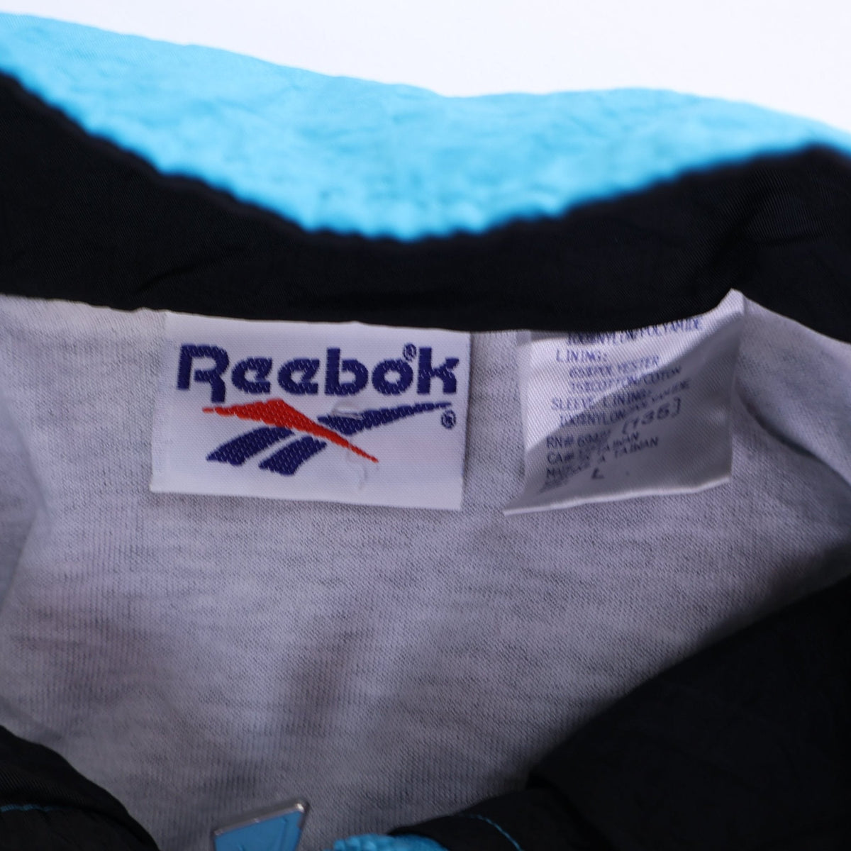 90's Reebok Embroidered Logo Multicolor Full Zip Jacket product image 3