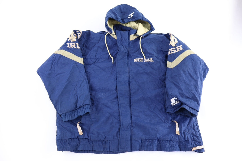90's Starter University of Notre Dame Full Zip Jacket product image 1