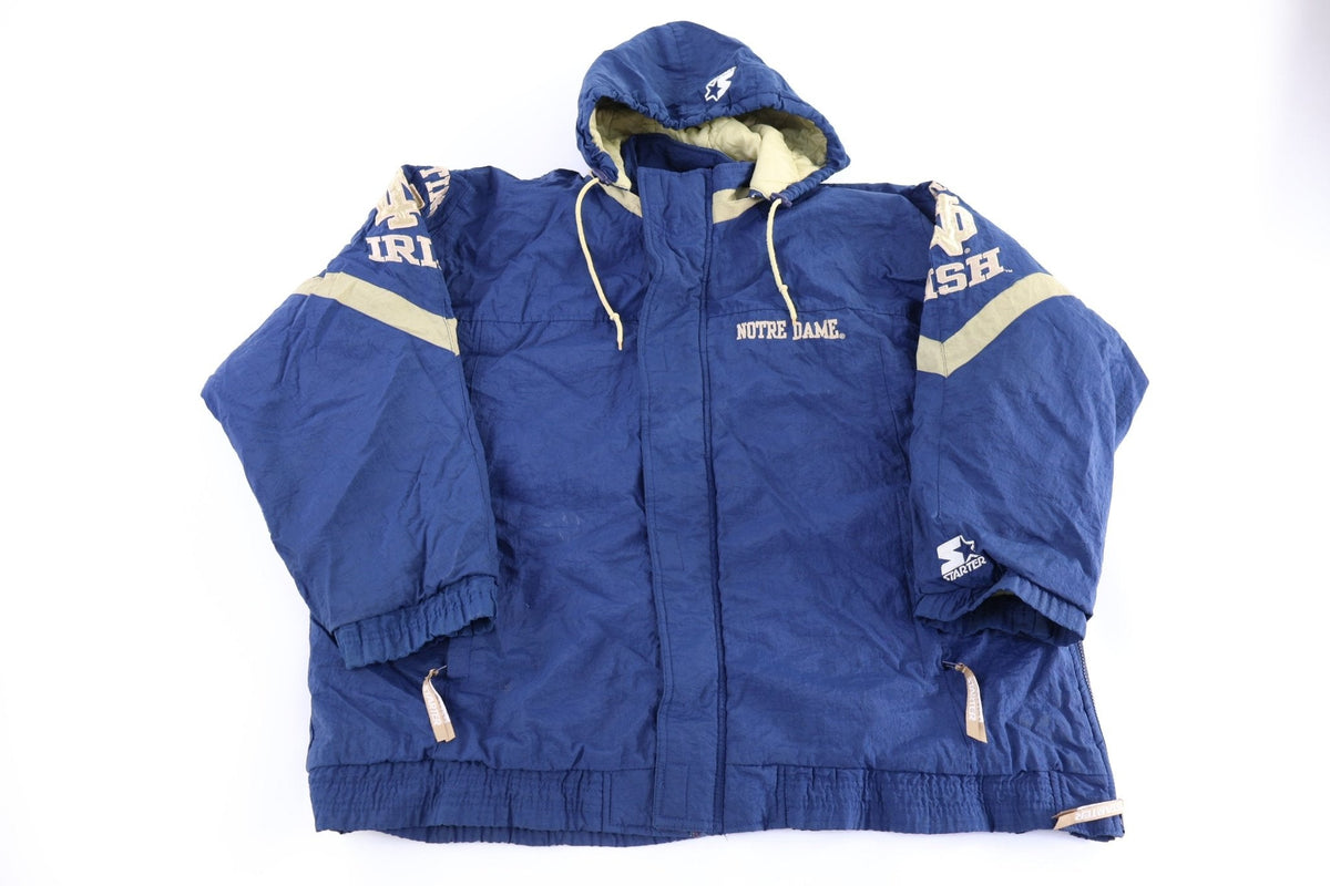 90's Starter University of Notre Dame Full Zip Jacket product image 1