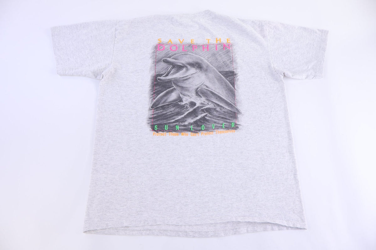 90's Sun Lover Save The Dolphins T-shirt product image 1