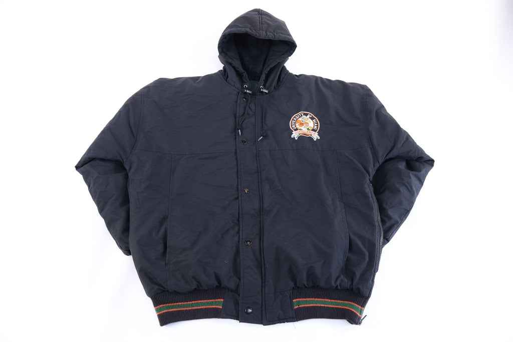 90's University of Miami Hurricanes Full Snap Puffer Jacket product image 1