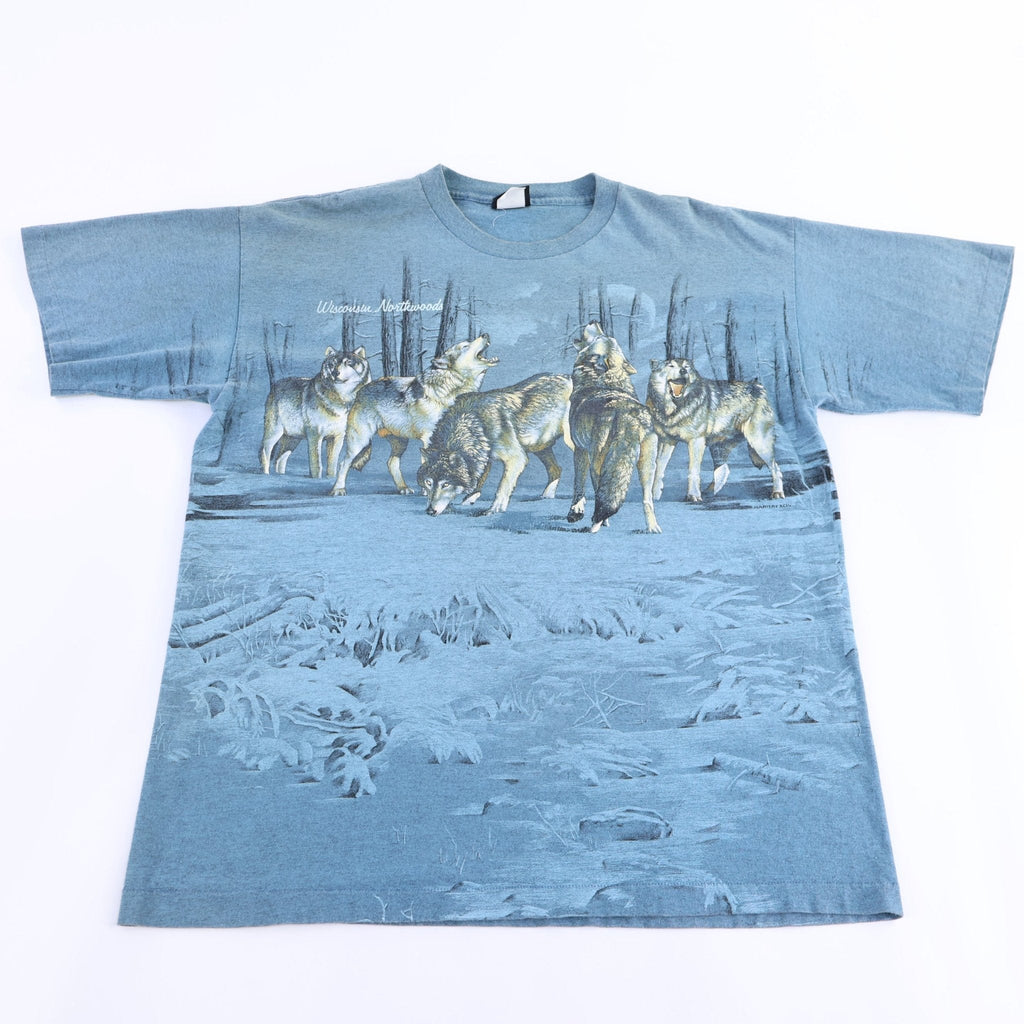 90's Wisconsin Northwoods Nature Graphic T-shirt product image 1