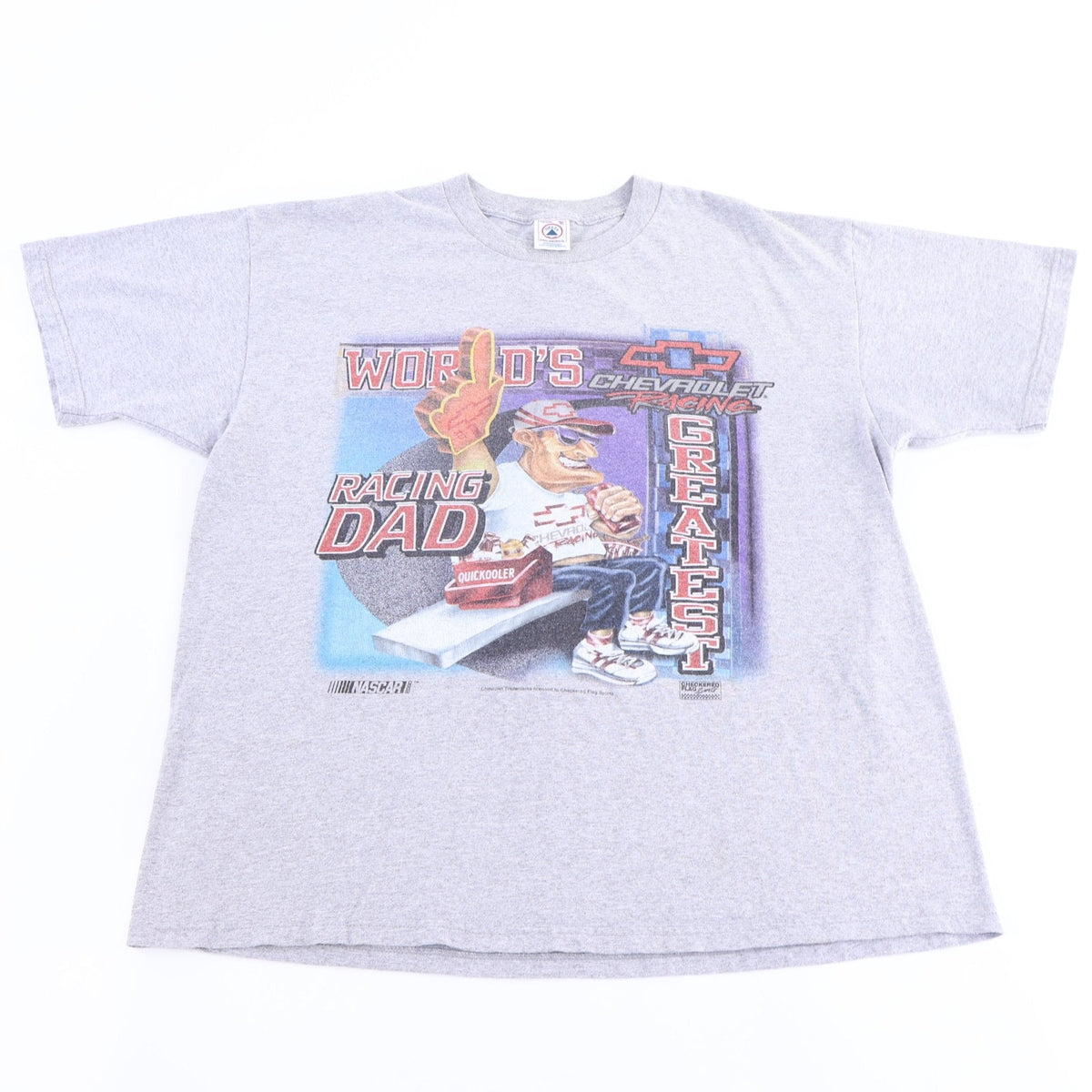 90's World's Racing Dad Chevrolet T-shirt product image 1