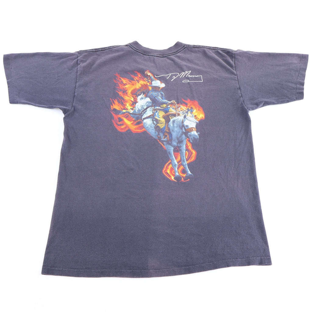 90's Wrangler Flames Graphic T-shirt product image 1
