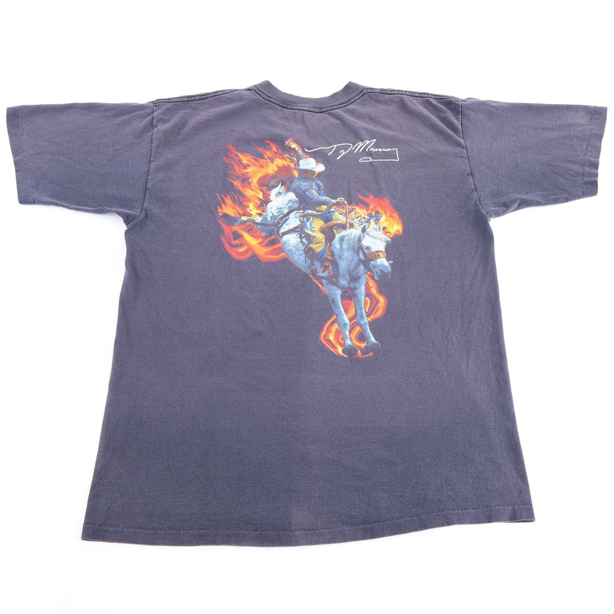 90's Wrangler Flames Graphic T-shirt product image 1