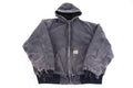 Carhartt Logo Patch Black Full Zip Jacket product image 1