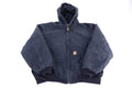 Carhartt Logo Patch Black Full Zip Jacket product image 1