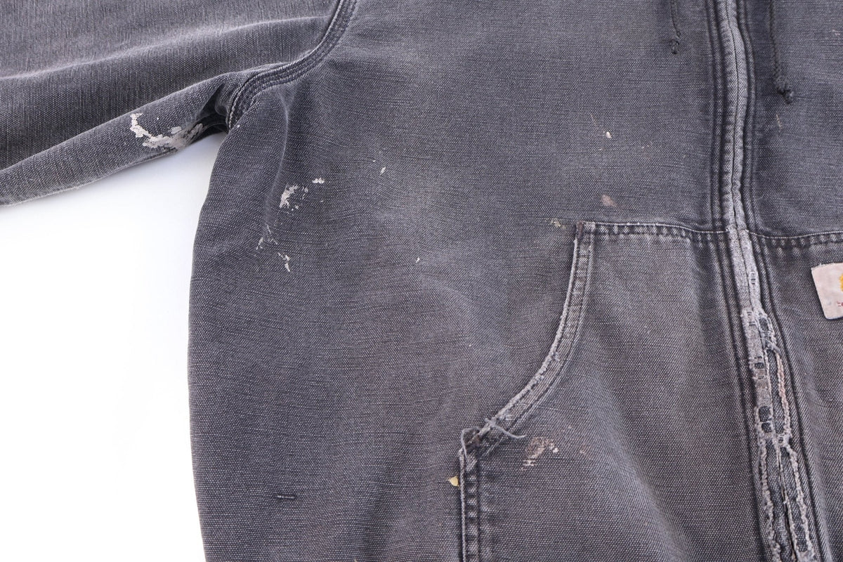 Carhartt Logo Patch Black Full Zip Jacket product image 3
