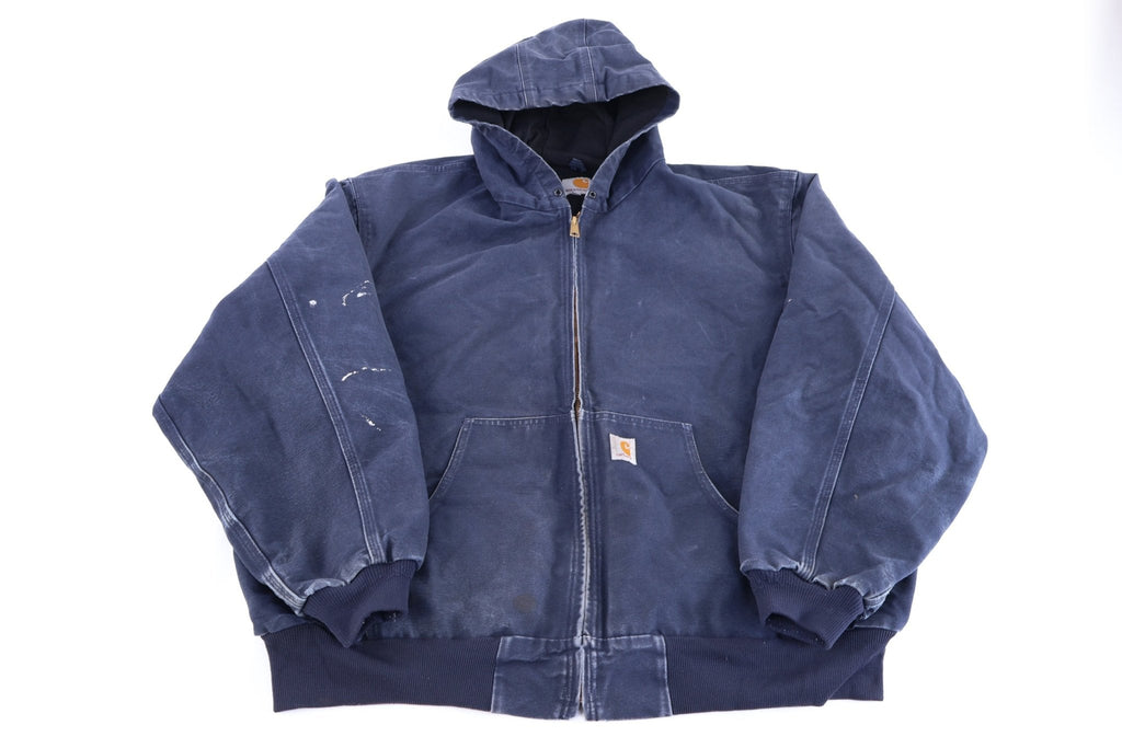 Carhartt Logo Patch Blue Full Zip Jacket product image 1
