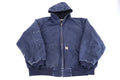 Carhartt Logo Patch Blue Full Zip Jacket product image 1