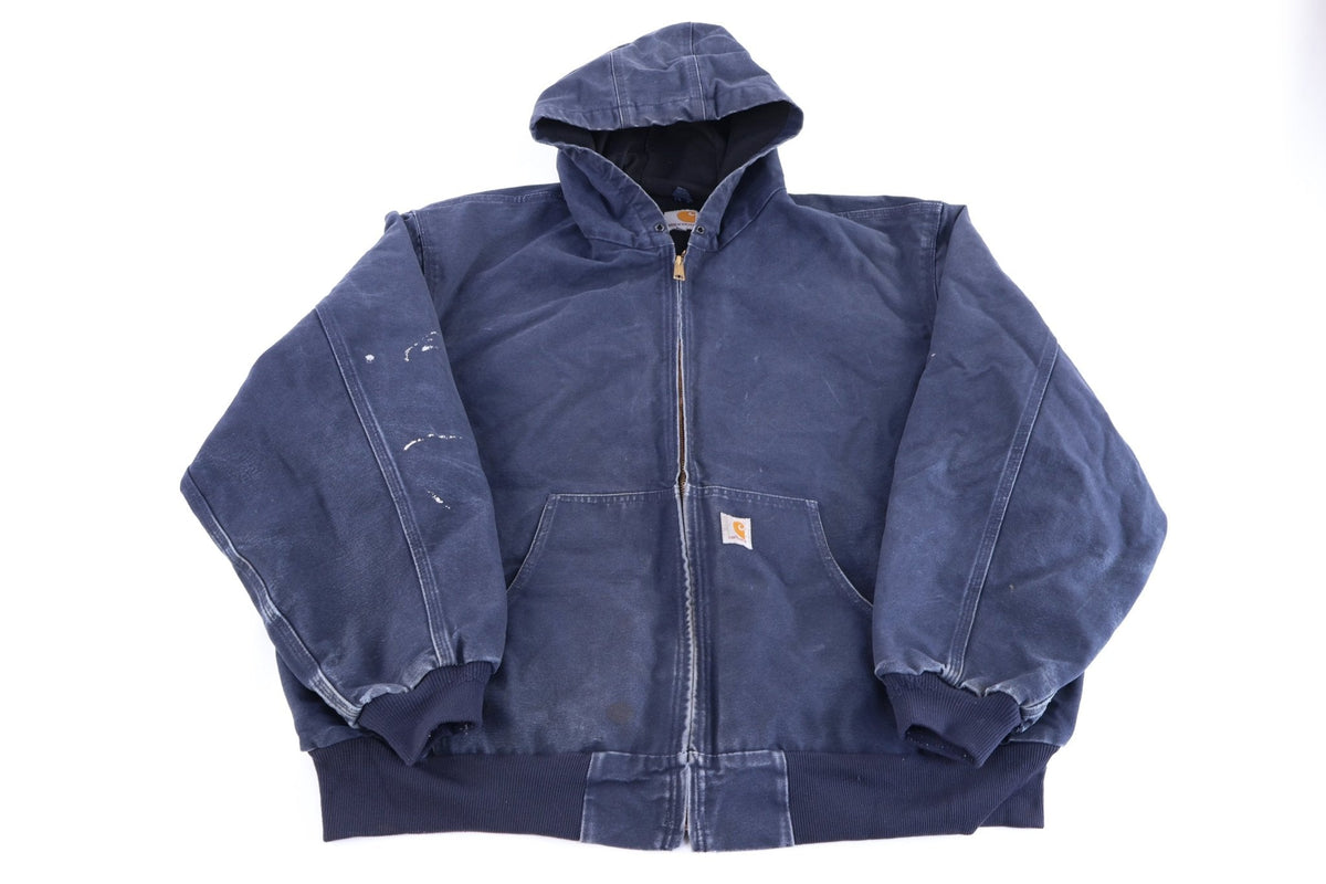 Carhartt Logo Patch Blue Full Zip Jacket product image 1