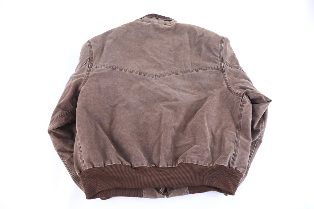 Carhartt Logo Patch Brown Full Zip Santa Fe Jacket product image 2