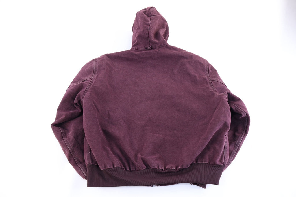 Carhartt Logo Patch Burgundy Full Zip Jacket product image 2
