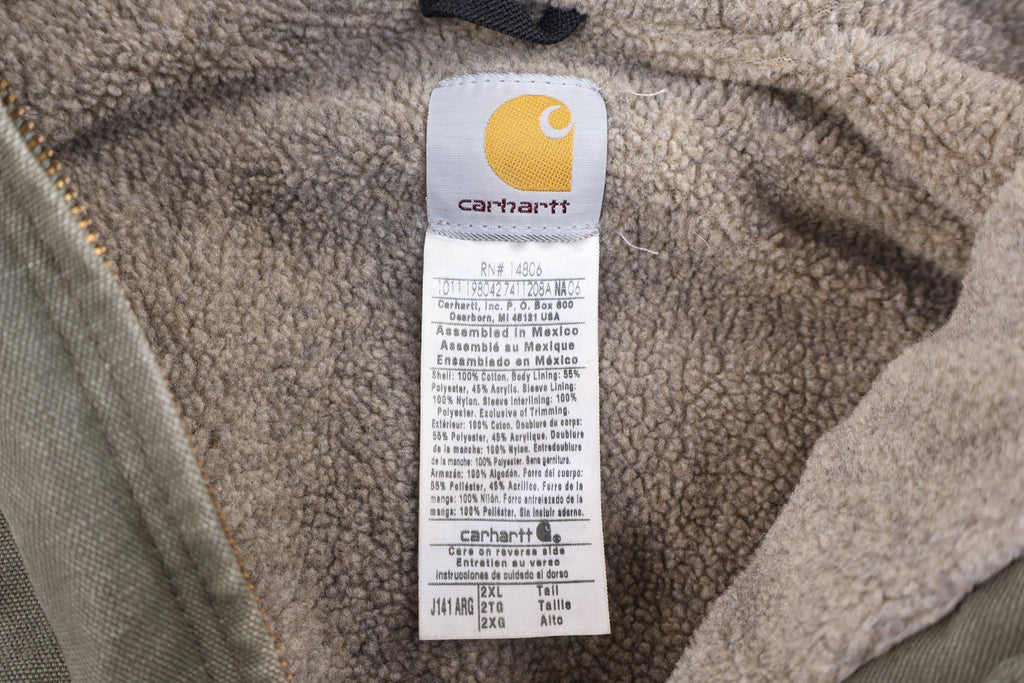 Carhartt Logo Patch Green Full Zip Jacket product image 3