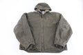 Carhartt Logo Patch Green Full Zip Jacket product image 1