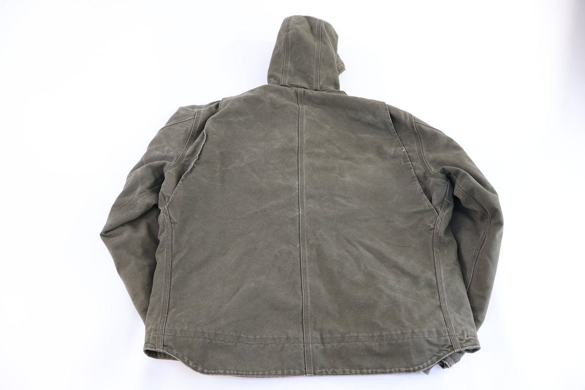 Carhartt Logo Patch Green Full Zip Jacket product image 2