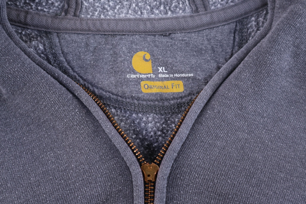 Carhartt Logo Patch Grey Full Zip Jacket product image 3