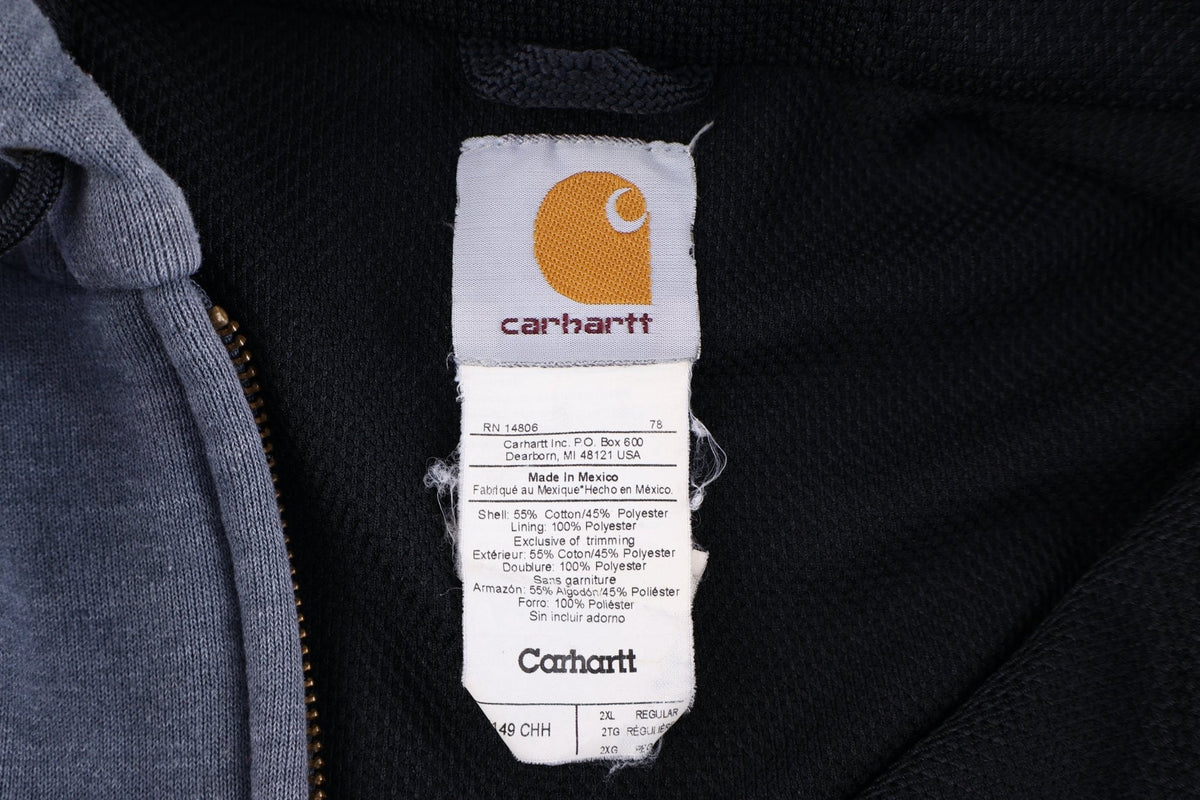 Carhartt Logo Patch Grey Full Zip Jacket product image 3