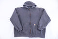 Carhartt Logo Patch Grey Full Zip Jacket product image 1
